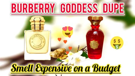 burberry goddess dupe|burberry goddess sample.